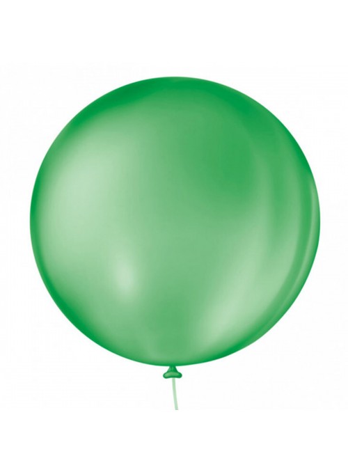 Balão de Látex Verde Bandeira 5 Polegadas 13cm São Roque 50 Unidades