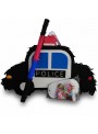 Pinhata Carro de Polícia Bastão Máscara e Confetes Piñata