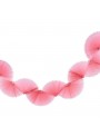 Guirlanda Leque de Papel de Seda Rosa Tutti Frutti 1,5m 1 Unidade