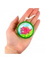 Super Ioio Yoyo Colorido Dinossauro Luz De Led 1 Und