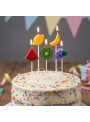 Vela Para Bolo De Aniversário Frutas Tropicais Com 5 Und
