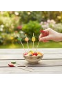 Palito Para Petisco Frutas 12cm 20 uni Decoração Festa