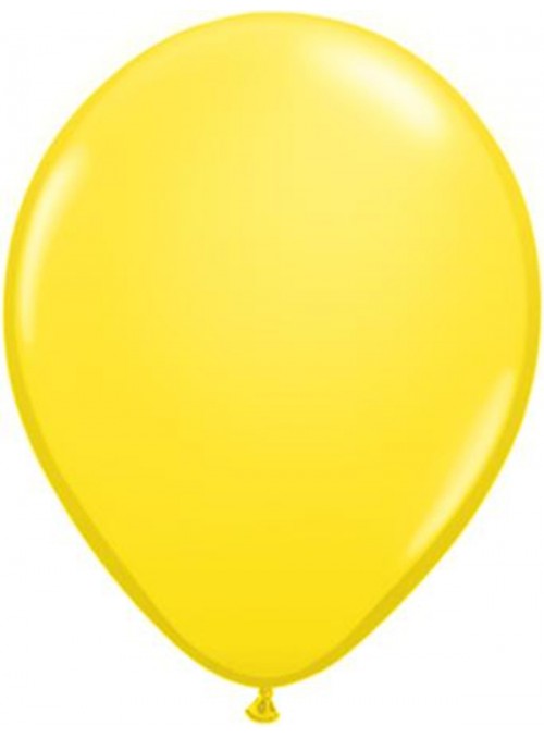 Balões de Látex Amarelo 5 Polegadas – 50 unidades