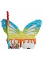 Pinhata Borboleta Colorida Com Bastão Máscara E Confetes