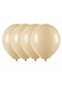 Balão de Látex Bege 5 Polegadas 13cm São Roque 50 Unidades