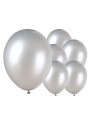 Balão De Látex Branco Perolado 5 Pol 13cm 50 Uni São Roque