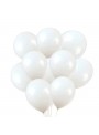 Balão de Látex Branco Polar 11 Polegadas 28cm São Roque 50 Unidades