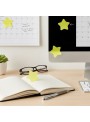 Bloco Adesivo de Notas Transparente Estrela 69mm x 69mm 50 Folhas
