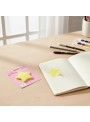 Bloco Adesivo de Notas Transparente Estrela 69mm x 69mm 50 Folhas