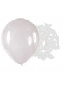 Balões de Látex Transparente 11 Polegadas 28cm São Roque 25 unidades