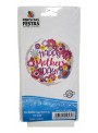 Bexiga Balão Redondo Feliz Dia Das Mães Flores 18 Polegadas 45cm