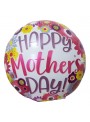 Bexiga Balão Redondo Feliz Dia Das Mães Flores 18 Polegadas 45cm