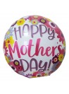 Bexiga Balão Redondo Feliz Dia Das Mães Flores 18 Polegadas 45cm