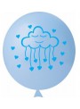 Balões de Látex Chuva de Amor Azul – 25 unidades