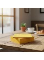 Guardanapos de Papel Folha Dupla Amarelo 32x32 Silver Festas – 20 unidades