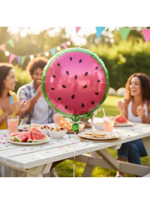 Balão Metalizado Melancia 18 Polegadas 45cm 1 Und