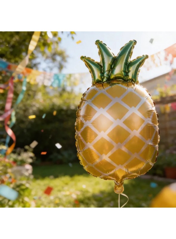 Balão Metalizado Abacaxi 17 Polegadas 44x75cm 1 Und