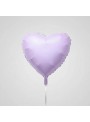 Balão Metalizado Coração Lilás Baby 20 Polegadas 1 Unid