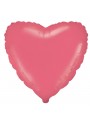 Balão Metalizado Coração Pastel Red Vermelho Cereja 20 Polegadas 50cm Flexmetal