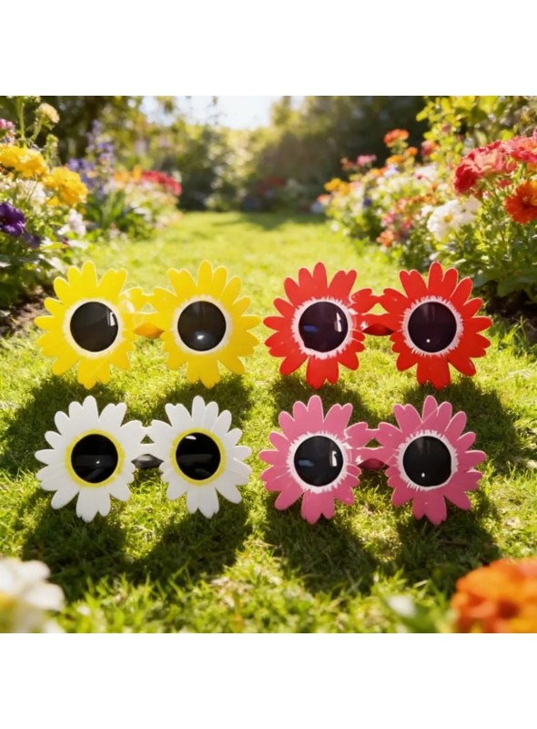 Óculos Divertido Margarida Cores Sortidas Kit Festa Carnaval
