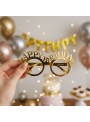 Óculos Divertido Happy Birthday Cor Sortida Kit Festa Adereços Bam Festas