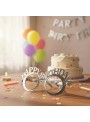 Óculos Divertido Happy Birthday Cor Sortida Kit Festa Adereços Bam Festas
