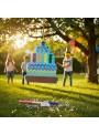 Pinhata Bolo De Aniversário Com Bastão E Máscara Bam Festas