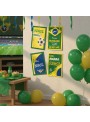 Quadros Decorativos Vai Brasil 21cm X 31cm 4 Und Copa Mundo