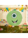 Pinhata Monstrinho Verde Com Bastão E Máscara Bam Festas