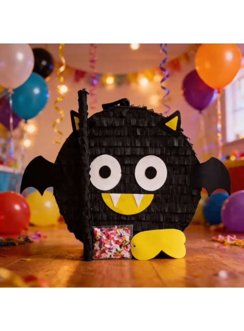 Pinhata Morceguinho Com Bastão Máscara E Confetes Bam Festas