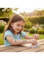 Tatuagem Temporária Infantil Para Meninas Cartela Com 32 Und