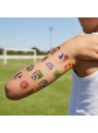Tatuagem Temporária Infantil Para Meninos Cartela Com 32 Und