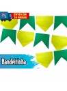 Bandeirinha Decorativa Copa Do Mundo Brasil Verde e Amarelo 10m