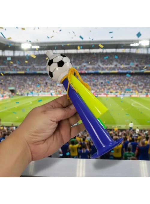 Corneta Vuvuzela 3 Cornetas Futebol Copa Do Mundo Torcedor