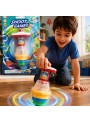 Pião Giratório Com Led Colorido Shoot Games Com Lançador