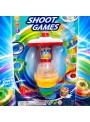 Pião Giratório Com Led Colorido Shoot Games Com Lançador