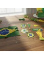 Kit Decorativo Brasil Copa do Mundo Festcolor 8 Unidades