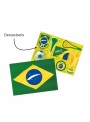 Kit Decorativo Brasil Copa do Mundo Festcolor 8 Unidades