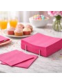 Guardanapos de Papel Folha Dupla Rosa Pink 32x32 Silver Festas – 20 unidades