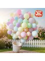 Balões de Látex Candy Colors Sortidos 5 Polegadas 12cm 50 Unidades