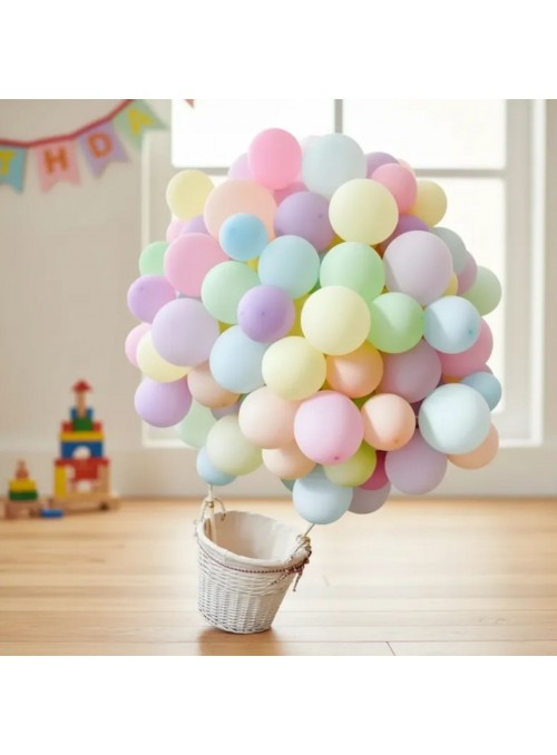 Balões de Látex Candy Colors Sortidos 5 Polegadas 12cm 50 Unidades