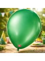 Balão de Látex Verde Bandeira 11 Polegadas 28cm São Roque 50 Unidades