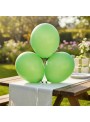 Balão de Látex Verde Bandeira 11 Polegadas 28cm São Roque 50 Unidades
