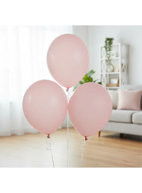 Balões de Látex Rosa Candy Colors 11 Polegadas 28cm São Roque 25 Unidades