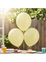 Balões de Látex Amarelo Candy Colors 11 Polegadas 28cm São Roque 25 Unidades