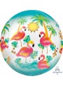 Balão Metalizado Orbz Flamingos – 1 unidade