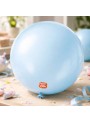 Balões de Látex Azul Candy Colors 5 Polegadas 13cm São Roque 25 Unidades