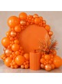 Balão de Látex Laranja Mandarim 5 Polegadas 13cm São Roque 50 Unidades