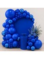 Balão de Látex Azul Cobalto 5 Polegadas 13cm São Roque 50 Unidades