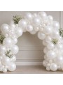 Balão De Látex Branco Perolado 5 Pol 13cm 50 Uni São Roque